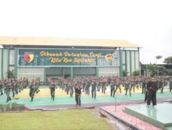 Tingkatkan Ketangkasan Prajurit, Kodim Bojonegoro Gelar Latihan Pencak Silat Militer