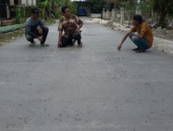 Kades mori Tegaskan pembongkaran jalan rigid desa mori murni kesalahan penyedia beton