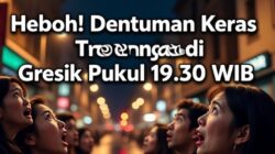 Heboh! Dentuman Keras Menggelegar, Polres Gresik Belum Beri Keterangan