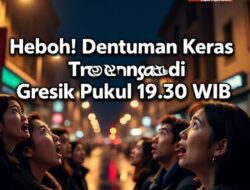Heboh! Dentuman Keras Menggelegar, Polres Gresik Belum Beri Keterangan